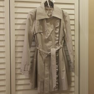 Pretty Ruffled Trench